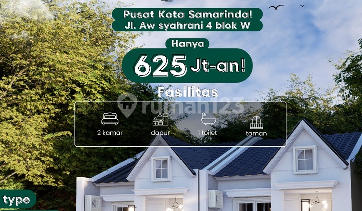 Dijual Rumah American Classic 2kt Di Aws 1