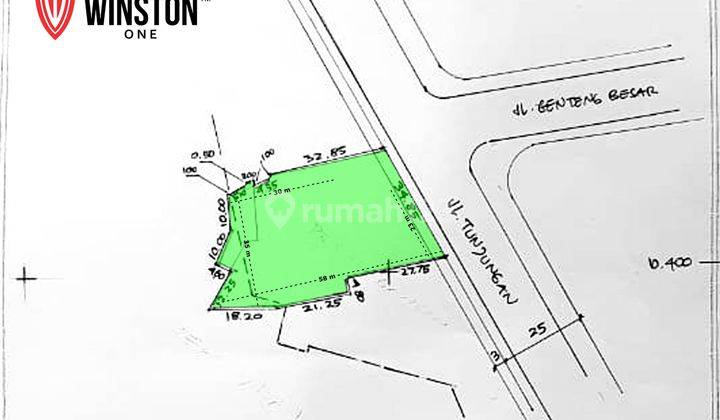 Dijual Tanah Jalan Raya Tunjungan Strategis Pusat Kota 2