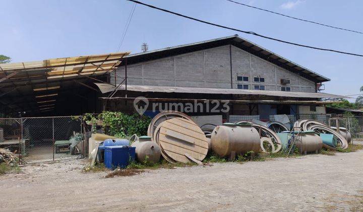 Dijual gudang di Ciujung Serang, +- 1 km dari gerbang Ciujung. Lt 6000, lb 1932 2