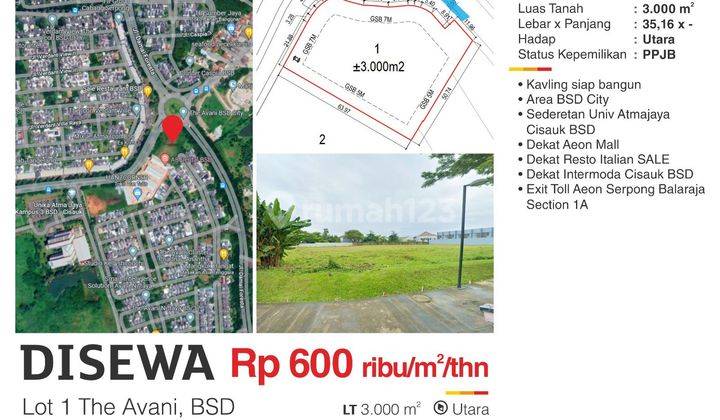 Kavling Siap Bangun Dekat Pasar Intemoda . Lokasi Sangat Bagus Dan Strategsi Dekat  Stasiun  Cisauk. Sebelah Kampus Atmajaya La 2