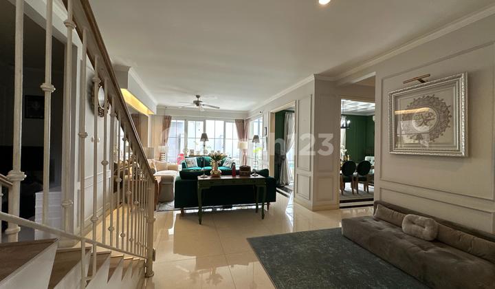 Hidden Gem, Rumah Exlusive di Cirendeu, Bangunan Mandiri Lokasi Tenang Strategis, Home Teater, Pool, Gym,Furnished, Meise