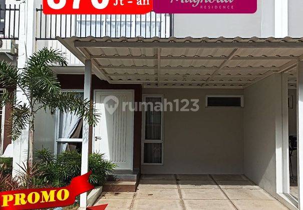 Rumah Murah 2 Lantai Magnolia Residence Tipe Crimson Dekat Toll 1