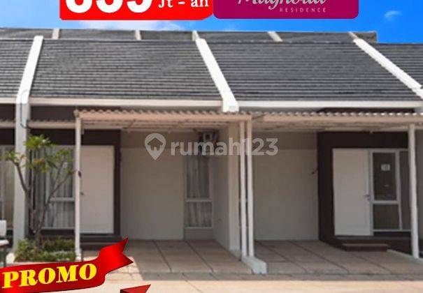 Rumah Murah Magnolia Residence Tipe Canary 1 Lantai Dekat Toll 1