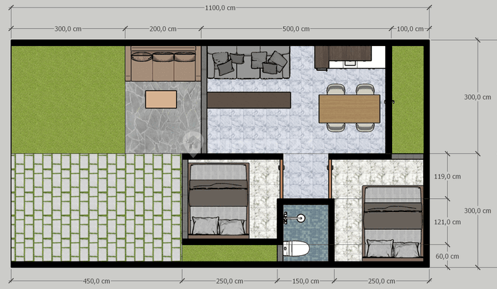 338 Jt All In, Scandinavian Modern, Konstruksi Premium 1