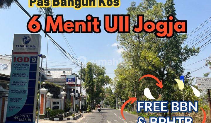 Kavling Kost Uii Jogja SHM Valid, Akses Super Lebar 6 Meter 1