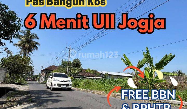 Kavling Kost Uii Jogja SHM Valid, Akses Super Lebar 6 Meter 1