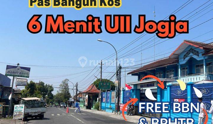 Kavling Kost Uii Jogja SHM Valid, Akses Super Lebar 6 Meter 1