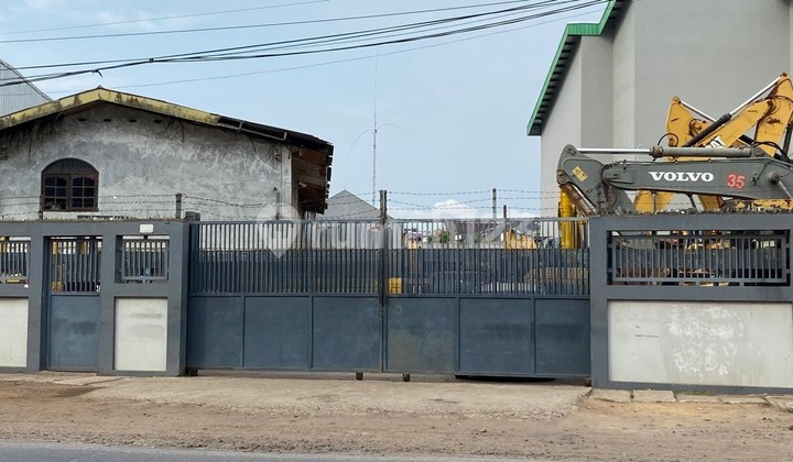 gudang plumpang luas 1722m pinggir jalan raya akses kontainer