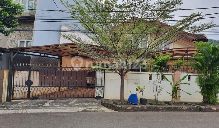 rumah hoek janur asri luas 272m hadap timur selatan sangat murah jalan lebar