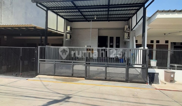 rumah janur kuning luas 90m bangunan 1,5 lantai hadap utara 