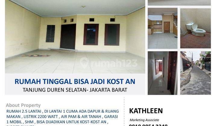 Dijual Rumah Sangat Murah Di Tanjung Duren 4 + 1 Kamar 1