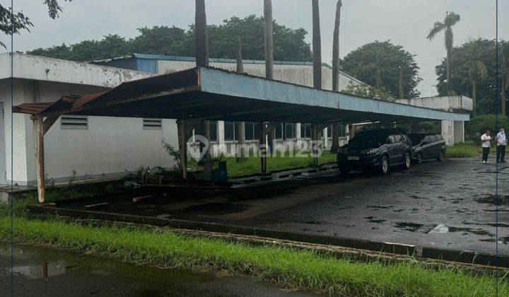 DIJUAL CEPAT SANGAT MURAH !! TANAH INDUSTRI 1,6 HEKTAR EX PABRIK DI MM2100 - Bekasi