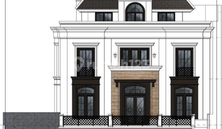 Baru !! Rumah Classic Modern 6 Kamar Dengan Lift Di Pondok Indah - Indent 2