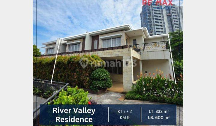 DIJUAL CEPAT DI BAWAH HARGA PASARAN - RUMAH MEWAH River Valley Residence - Jakarta Selatan 1