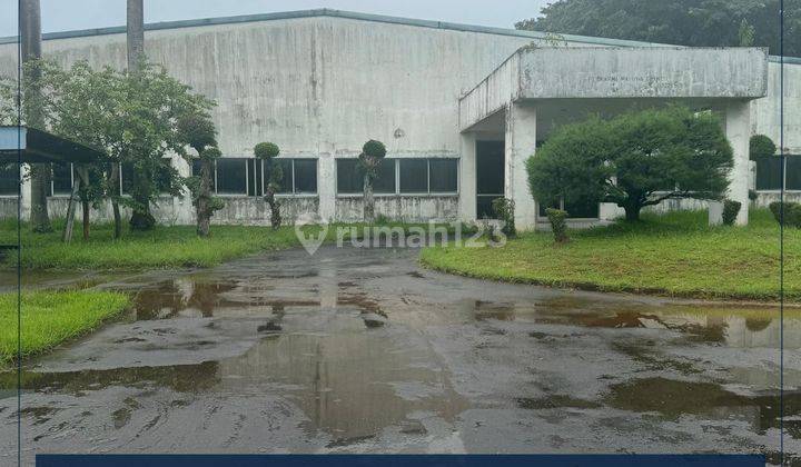 DIJUAL CEPAT SANGAT MURAH !! TANAH INDUSTRI 1,6 HEKTAR EX PABRIK DI MM2100 - Bekasi
