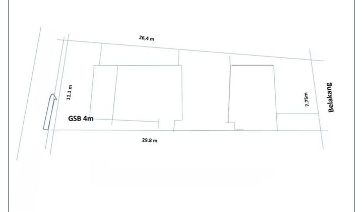 Murah !! Rumah Dibawah Harga Njop - Strategis Bisa Buat Usaha Di Pasar Baru, Jakarta Pusat