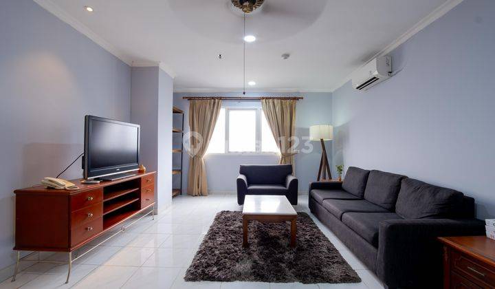 Apartemen Permata Senayan Disewakan 3 BR Bagus Furnished Siap Huni dekat GBK Arena dan Wisma Menpora 1