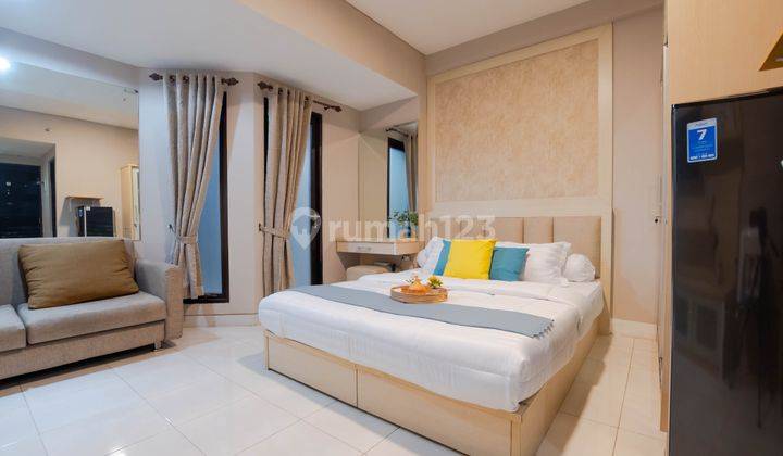 Disewakan Apartemen Tipe Studio Tamansari Sudirman Furnished Dekat Plaza Semanggi, Gbk Senayan, Menara Batavia Jakarta 1