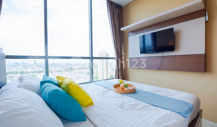 Sewa Apartemen Tipe 2 BR Nyaman Full Furnished Jakarta - Dekat GBK, Senayan, dan Sudirman 2