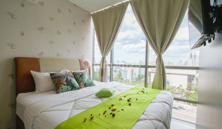 Sewakan Apartemen Siap Huni di The Boulevard 2 BR Furnished Dekat Menara BNI Pejompongan dan IHC Rumah Sakit PELNI 2