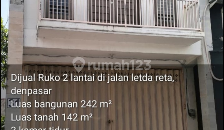 Ruko Dijual Di Area Renon Jl Letda Reta Denpasar Ruko Dijual Di Area Renon Jl Letda Reta Denpasar