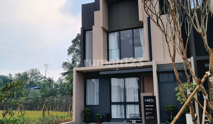 5 Mins To Sekolah Santa Ursula & Pasar Modern Bsd City! Rumah Vireya