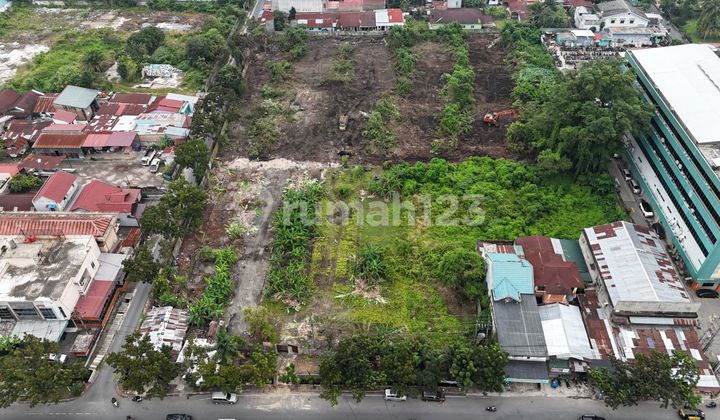 "Sell Plot Located on Main Road in Medan North Sumatra, Suitable for Hotel Etc."