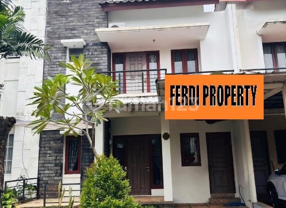 Rumah 2 Lantai Unfurnished Depan Taman Akses 5 Menit Tol Cibubur 2