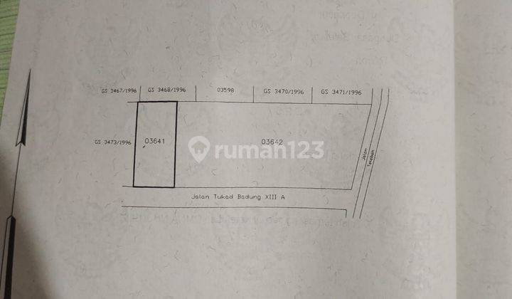 Selling land at Badung Renon Kindergarten, Denpasar 2