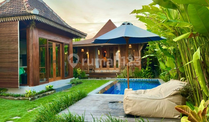 Vila Joglo Jalan Pantai Seseh, Cemagi View Sawah