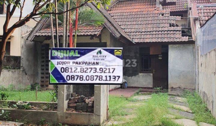 RUMAH TUA HITUNG TANAH SHM DEPAN TAMAN  DI GIRILOKA  1