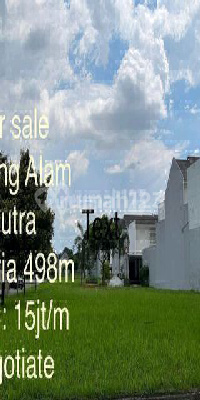 Sell the Latest Alam Sutera Plots Location Near the Toll Road