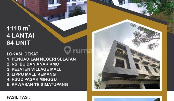 Dijual Luxurious Kos Kosan 4 Lantai Lokasi Strategis 1