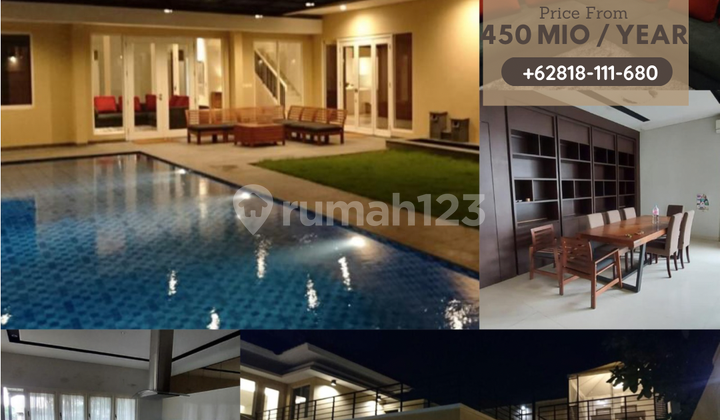 Disewa Rumah Mewah Alam Sutera Renata Private Pool