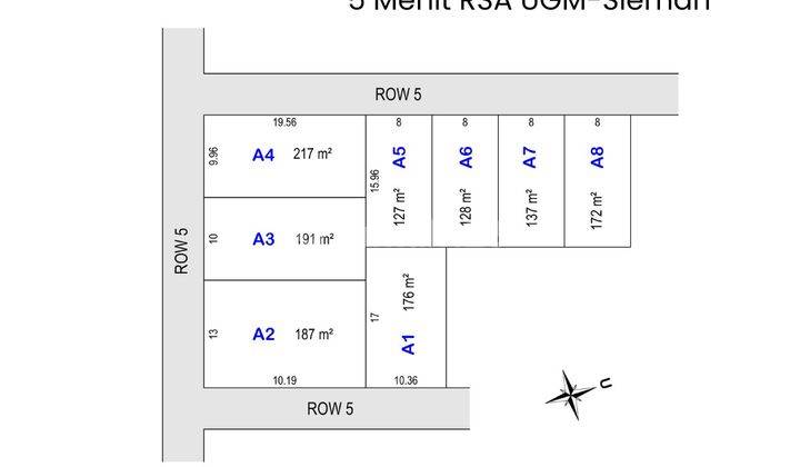 Tanah Murah Dijual Dekat Pasar Cebongan Dan Sma N 1 Mlati , SHM P 2