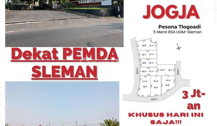 Dijual Tanah Siap Bangun Dekat Pasar Cebongan Dan Pemda Mlati,shm 1