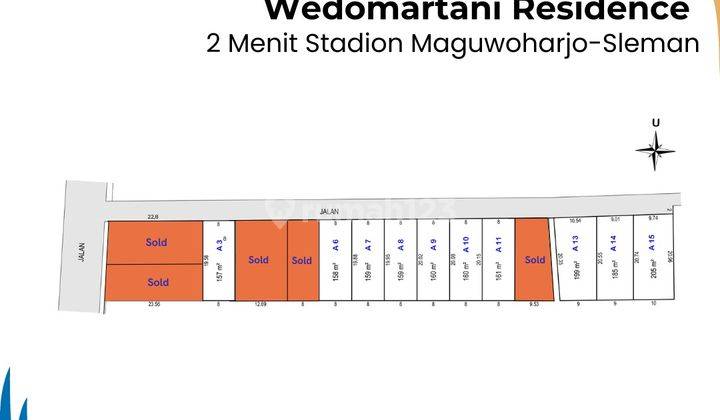 TANAH STRATEGIS JOGJA DIJUAL CEPAT, LAHAN MATANG SIAP NOTARIS 2