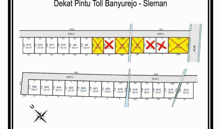 Paling Murah Se Jogja Tanah 100Jutaan di Sleman dekat RS Murangan 2