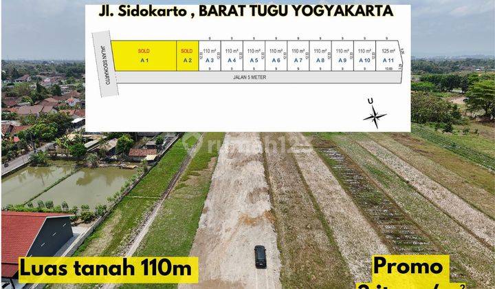 Tanah Jogja Dijual di Sidokarto Godean Strategis Dekat Exit Toll 1