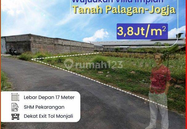 Tanah Palagan Dekat Bias Kaliurang Akses Aspal Jual Murah 1