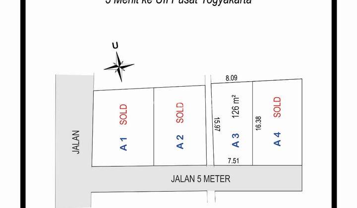 Dekat Uii Kaliurang Dalam Cluster One Gate di Utara Pandanaran 2