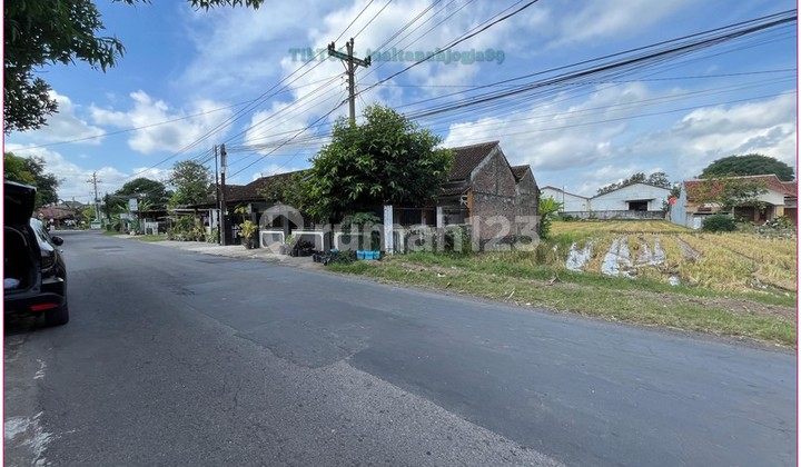 Tepi Aspal jl Kalitirto berbah dijual siap bangun rumah