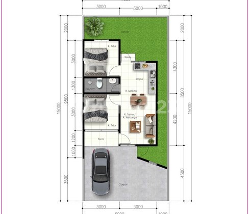 Rumah Dijual dekat Bandara YIA cuma 300 jtan bisa KPR  2