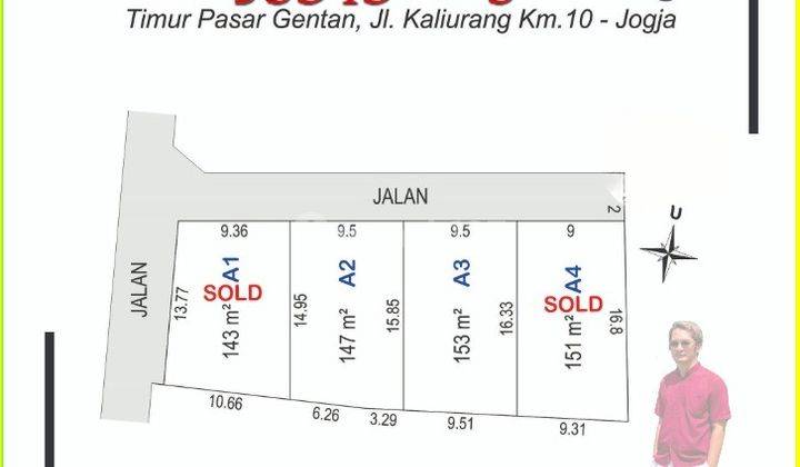 Tanah Sleman Jogja Dekat Masjid Siap Bangun Rumah Pensiunan 2