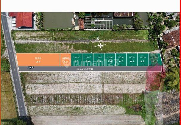 Tanah Dalam Cluster Timur Kuantan Godean, SHM P Siap Transaksi 1