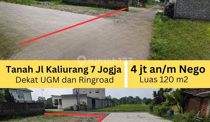 Tanah Jogja Dijual Siap Bangun Hunian Keluarga ,NEGO Pemilik 1