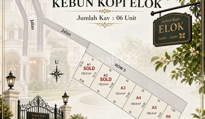 Tanah Jambi Dekat Rsia Annisa dan Kampus Unaja dan Unama Tanah Jambi Dekat Rsia Annisa dan Kampus Unaja dan Unama