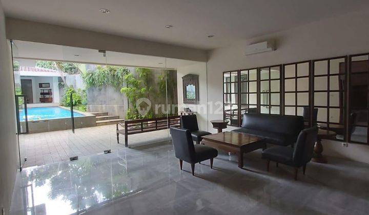 Semifurnished Garden House Di Sewa Di Simprug
