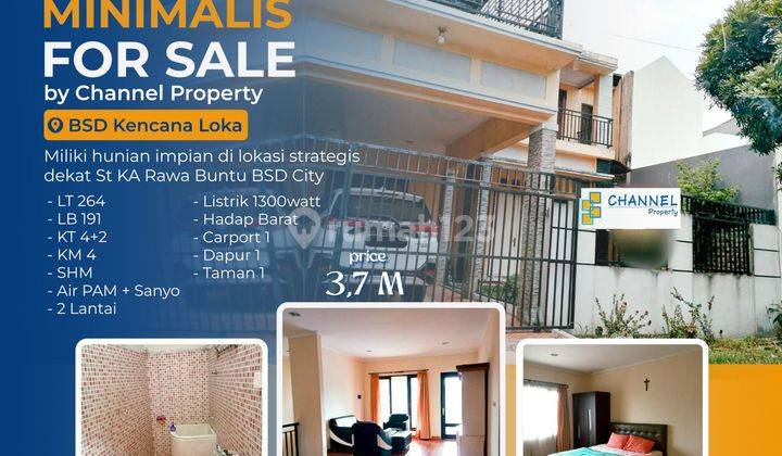 Dijual Cepat Rumah Siap huni 2 lantai Kencana loka Bsd city, st 1