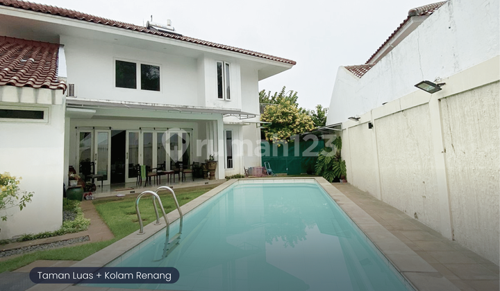 For Sale Rumah Megah Bintaro, Taman Yang Luas + Kolam Renang